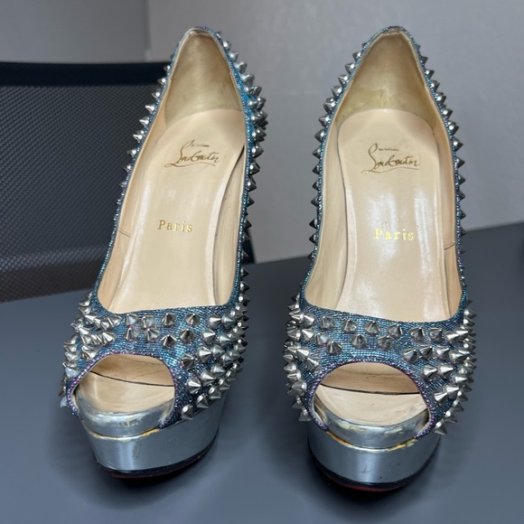 Christian Louboutin Platform Heels size 8.5 - Picture 3 of 11